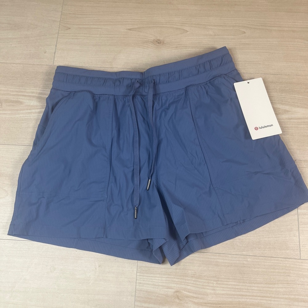 Lululemon Dance Studio HR Short 3.5 Blue Size 10 NWT